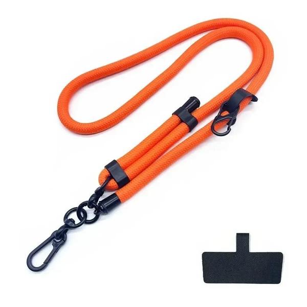 Imagem de Cordão Ajustável Universal para Celular (10mm) - Para Uso ao Ar Livre, Crossbody, Ombro e Pescoço