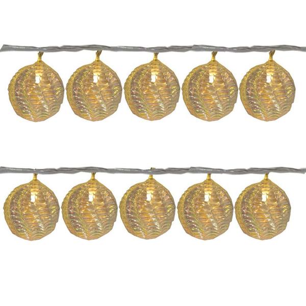 Imagem de Cordão Com 10 Bolinhas De Led Festa Decorativas Espiral D004