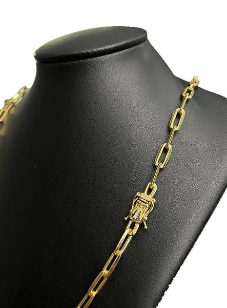 Cordão com Fecho especial Santa nossa senhora de aparecida - ToJoia18k Imagem de Cordão com Fecho especial Santa nossa senhora de aparecida
