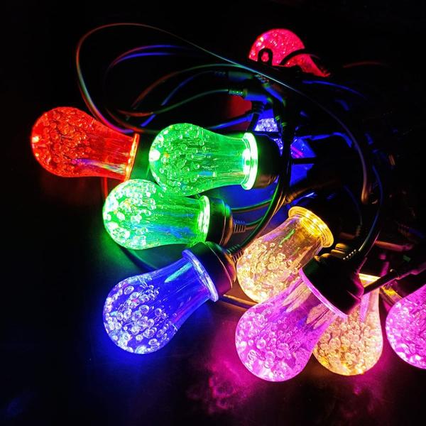 Imagem de Cordão de lâmpadas de led 5m macho e fêmea