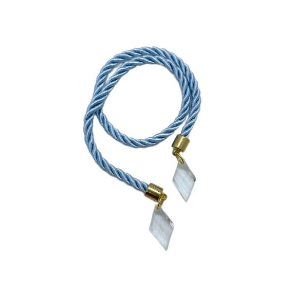 Imagem de Cordão Decorativo - Azul Claro Pingente - 32cm - 1 unidade - Rizzo