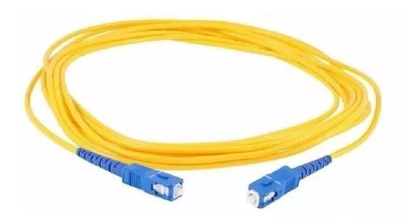 Cordão Fibra Óptica Simplex Sc/Upc Sc/Upc 3M Preço - New Line Cable Imagem de Cordão Fibra Óptica Simplex Sc/Upc Sc/Upc 3M Preço