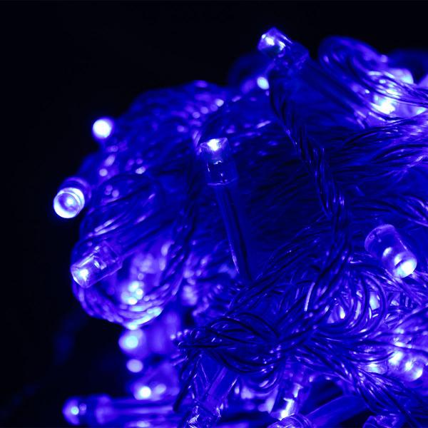 Imagem de Cordão LED Pisca 10m com 100 Lâmpadas em Formato de Gota
