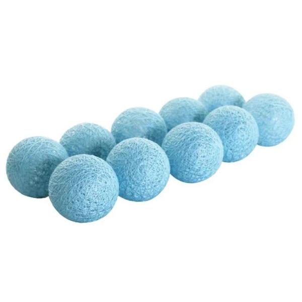 Cordão Luz Luminária De Bolinhas Azul Led 10 Bolas 2m 2023 - Art House Imagem de Cordão Luz Luminária De Bolinhas Azul Led 10 Bolas 2m 2023