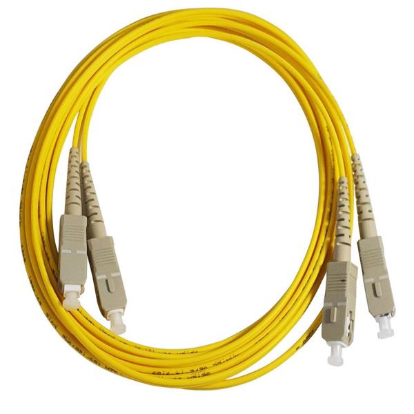 Cordão Óptico Duplex Multimodo MM Com Conectores SC/SC 50/125µm - 2,5 Metros - Ad Connect Imagem de Cordão Óptico Duplex Multimodo MM Com Conectores SC/SC 50/125µm - 2,5 Metros