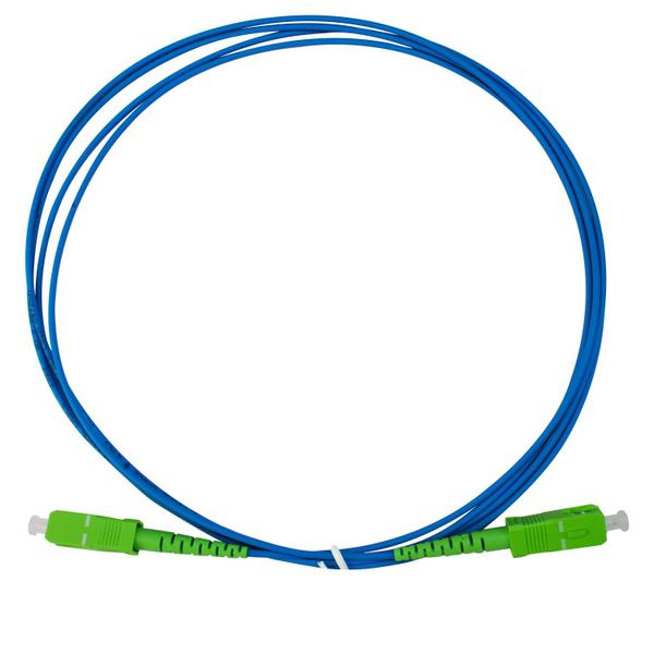 Cordão Óptico Simplex SM Monomodo SC-APC/SC-APC com Diâmetro de 2mm e Comprimento de 2 Metros - Pier Telecom Imagem de Cordão Óptico Simplex SM Monomodo SC-APC/SC-APC com Diâmetro de 2mm e Comprimento de 2 Metros - Pier Telecom