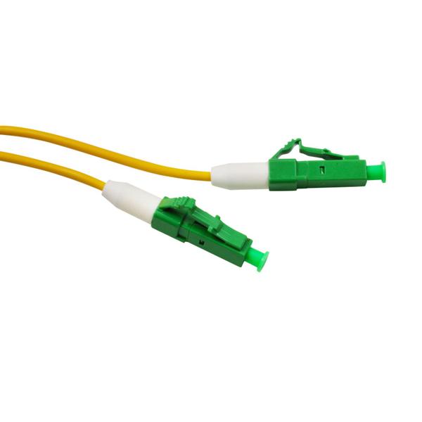 Cordão Óptico Simplex SM Singlemode Monomodo Com Conectores LC-APC/LC-APC (9/125) - 5 metros - OEM Imagem de Cordão Óptico Simplex SM Singlemode Monomodo Com Conectores LC-APC/LC-APC (9/125) - 5 metros