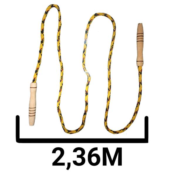 Cordas de pular de 2,36Mt, Com 5 variações de cores - Cantinho da Paz Imagem de Cordas de pular de 2,36Mt, Com 5 variações de cores
