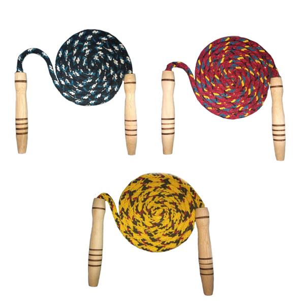 Cordas de pular de 2,36Mt, Com 5 variações de cores - Cantinho da Paz Imagem de Cordas de pular de 2,36Mt, Com 5 variações de cores
