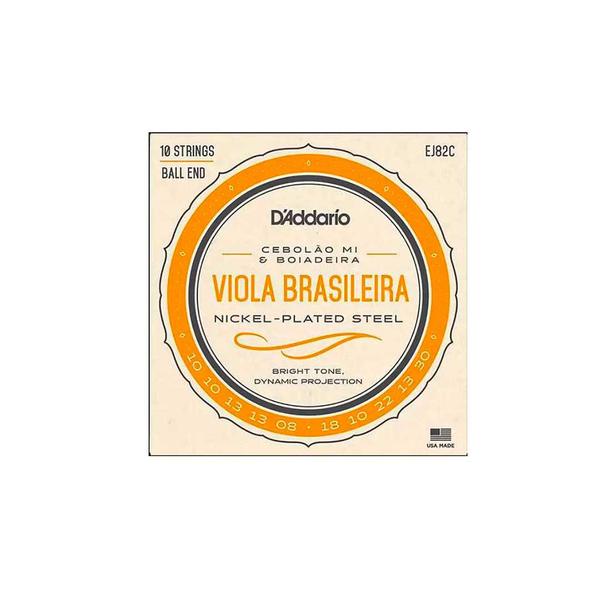 Imagem de Cordas Para Viola Brasileira Mí D Addario Ej82c
