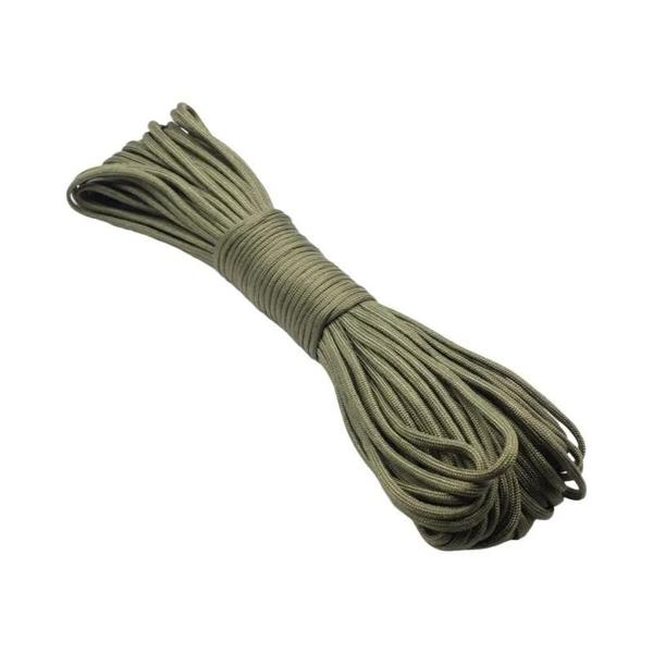 Imagem de Cordas Táticas de Paracord 550 - 4mm de Diâmetro, 31m, 7 Núcleos - Ideal para Acampamento e Trekking