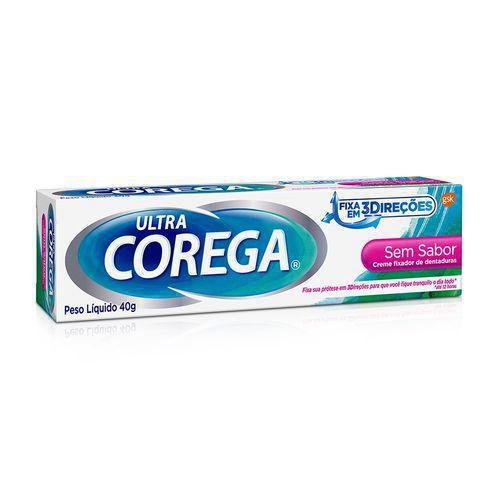 Imagem de Corega Ultra Creme Fixador Sem Sabor Com 40G