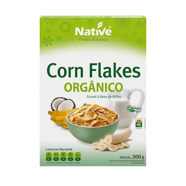 Corn Flakes Orgânico Native 300g Imagem de Corn Flakes Orgânico Native 300g