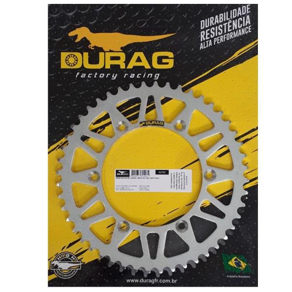 Coroa 48 Dentes Tornado / TTR 230 / YFZ 250 / WR 250 / WR 450 / YZ 125 / YZ 250 / YZ 450 P520 Durag Imagem de Coroa 48 Dentes Tornado / TTR 230 / YFZ 250 / WR 250 / WR 450 / YZ 125 / YZ 250 / YZ 450 P520 Durag