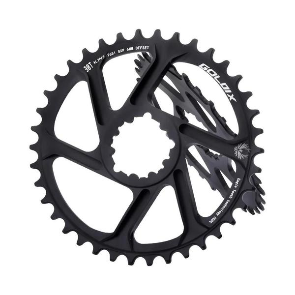 Imagem de Coroa de Pedaleira Sram 3 Parafusos 30-38T - Prato Largo e Estreito para Disco Único