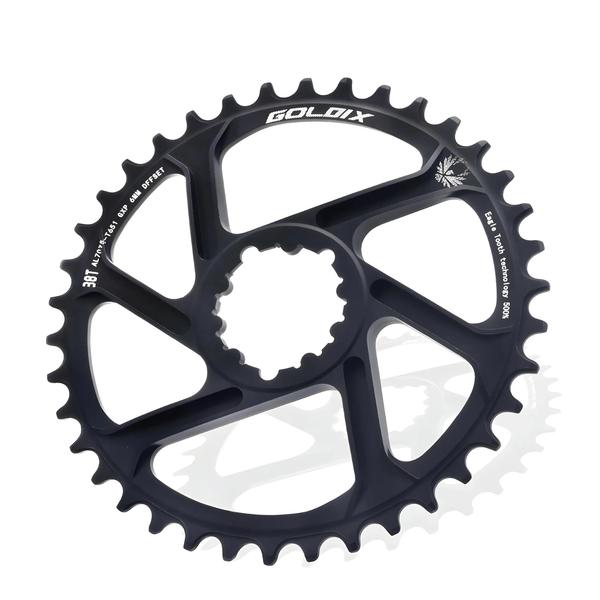 Imagem de Coroa de Pedaleira Sram 3 Parafusos 30-38T - Prato Largo e Estreito para Disco Único