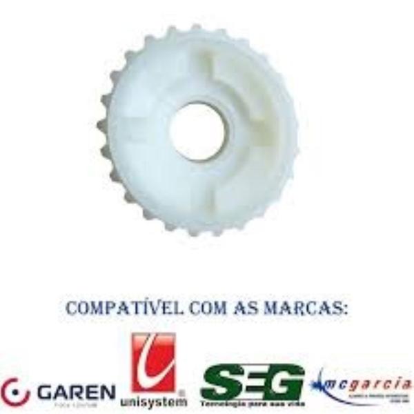 Coroa Nylon Z25 e Eixo S/ Fim Motor Portão Kdz Garen Seg Imagem de Coroa Nylon Z25 e Eixo S/ Fim Motor Portão Kdz Garen Seg