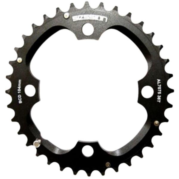 Imagem de Coroa Session Ttt Bcd 104 Pto 36 Dentes Single Speed Preto