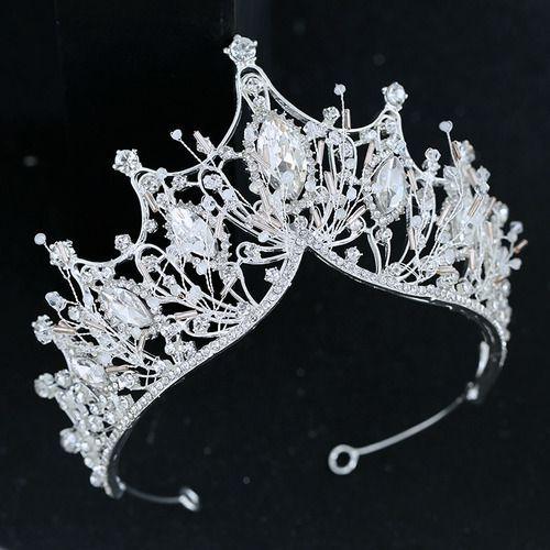 Imagem de Coroa Tiara Arranjo De Noiva Casamento Miss Debutante Luxo