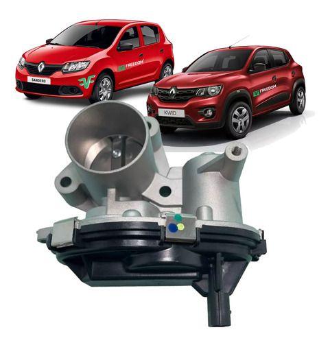 Imagem de Corpo de borboleta tbi renault kwid sandero logan 1.0 12v 3cc 2016 a 2023