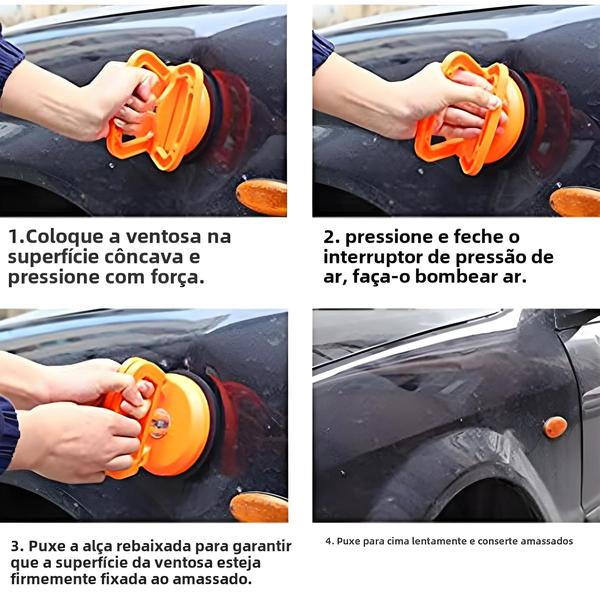 Imagem de Corpo do carro Kit Dent Repair Tool, Extrator ventosas, Ferramenta de remoção, Auto Acessórios, 2pcs