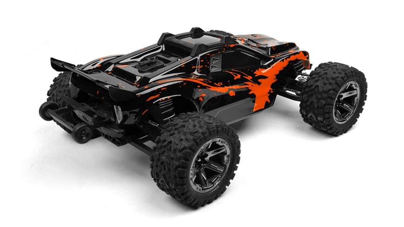 Imagem de Corpo personalizado SummitLink Muddy Orange para Rustler 4X4 1/10