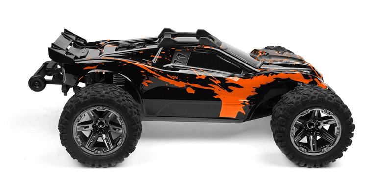 Imagem de Corpo personalizado SummitLink Muddy Orange para Rustler 4X4 1/10