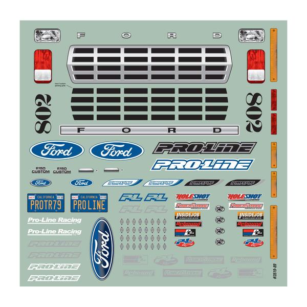 Imagem de Corpo transparente para percurso curto 1/10 PROLINE Racing 1979 Ford F-150