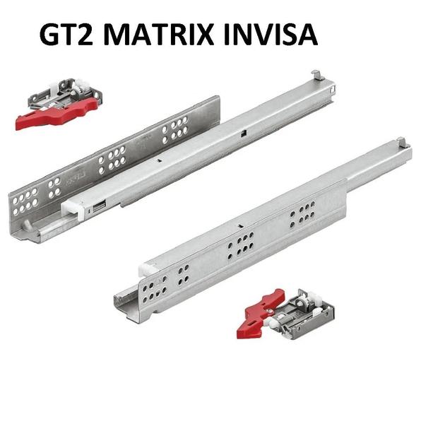 Corrediça Oculta Com Amortecedor Hafele GT2 300 a 550mm