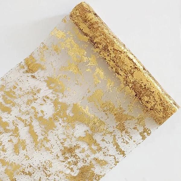 Imagem de Corredores de Mesa com Glitter Dourado e Prateado - Para Casamento