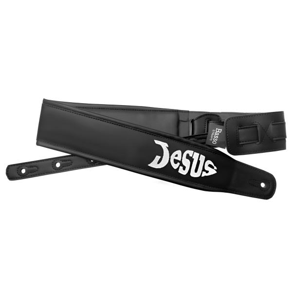 Correia Alça Basso Para Guitarra Violão Gospel Jesus Peixe Preta Imagem de Correia Alça Basso Para Guitarra Violão Gospel Jesus Peixe Preta
