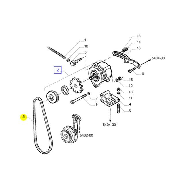 Imagem de Correia Alternador Para Iveco Eurotech - 7142554