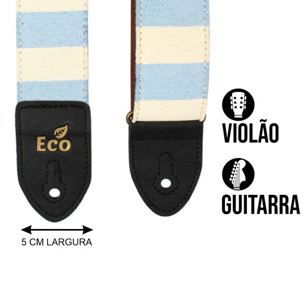 Imagem de Correia Basso Baixo Guitarra Violão Eco Light 0ferta Cor 13