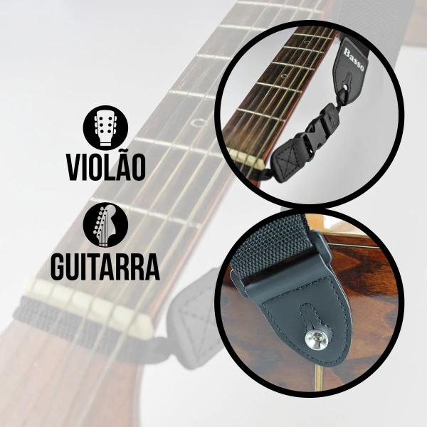 Correia Basso com engate Violão / Guitarra / Contra-baixo / Cavaco / Viola Imagem de Correia Basso com engate Violão / Guitarra / Contra-baixo / Cavaco / Viola