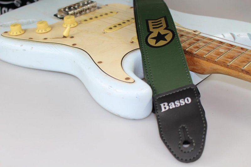 Imagem de Correia basso sintético violão guitarra cavaquinho baixo ukulele viola alça cinta militar estampada regulável resistente