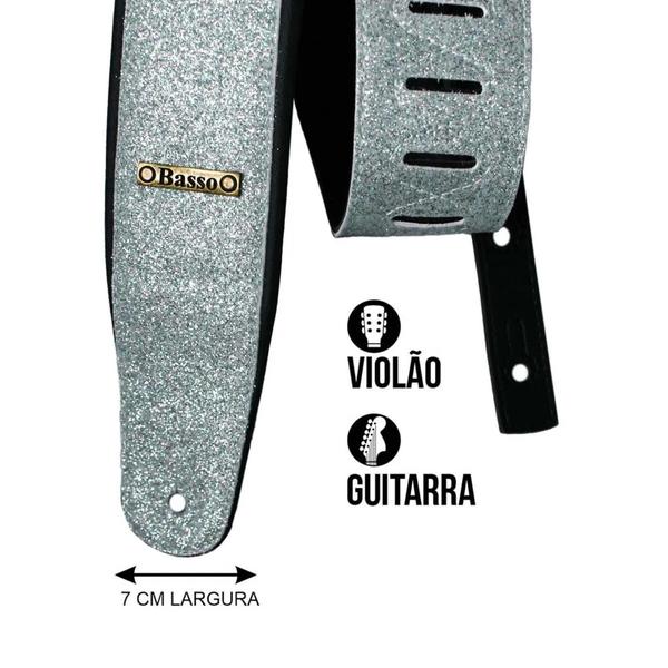 Imagem de Correia Basso Straps GL-01 Prata