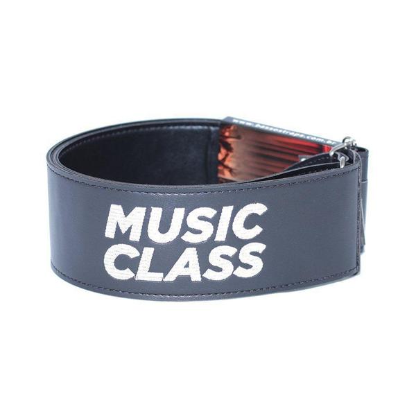 Imagem de Correia Basso Straps Preta NYPER7 Sintética Bordada Music Class