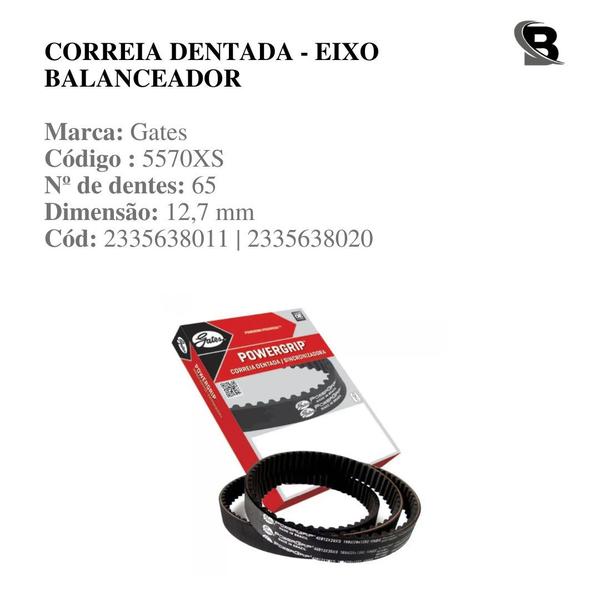 Imagem de Correia Dentada Jac J6 2.4 16v 2010 Em Diante