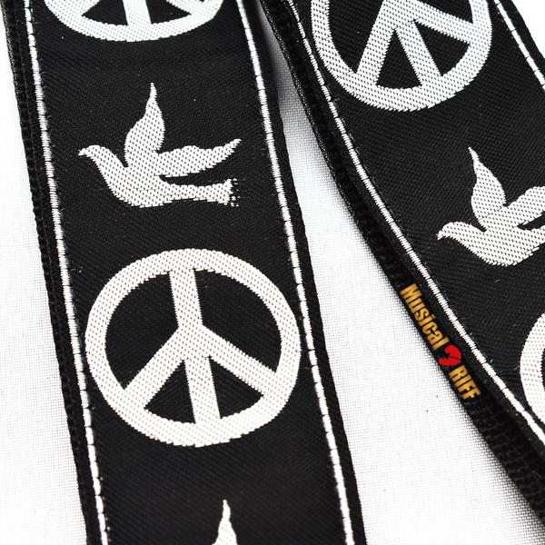 Correia guitarra old black jeff back acid straps Imagem de Correia guitarra old black jeff back acid straps