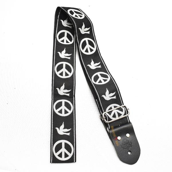 Correia guitarra old black jeff back acid straps Imagem de Correia guitarra old black jeff back acid straps