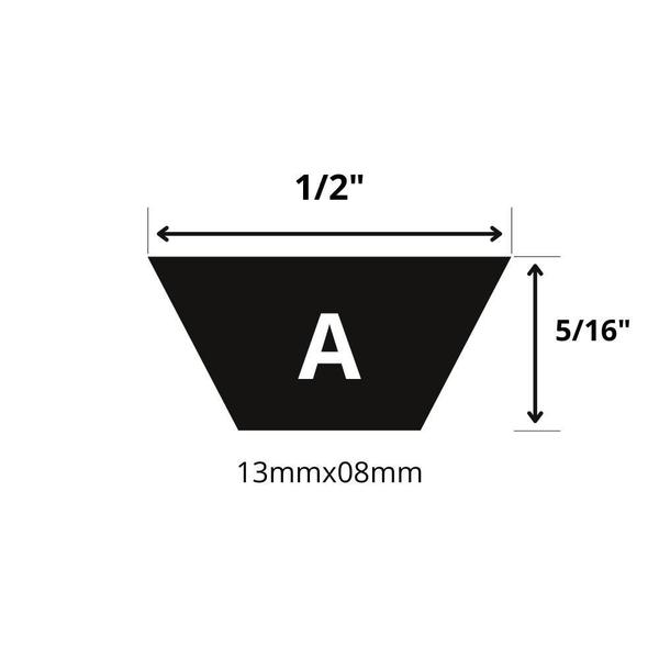 Imagem de Correia Industrial Gates A-37 V - 5 Unidades