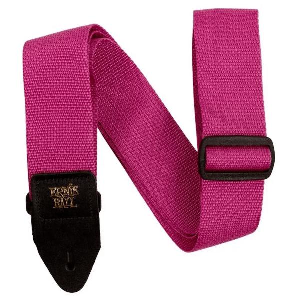Correia Polypro Framboesa/Preta P05355 - Ernie Ball Imagem de Correia Polypro Framboesa/Preta P05355 - Ernie Ball