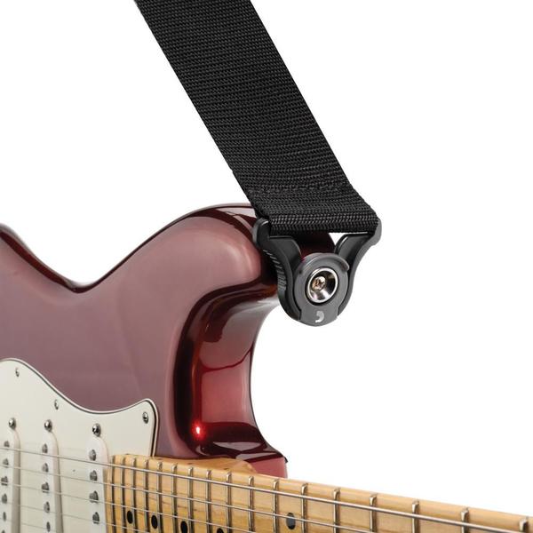 Correia Preta DAddario Auto Lock Polypro PWSAL400 - D'Addario Accessories Imagem de Correia Preta DAddario Auto Lock Polypro PWSAL400