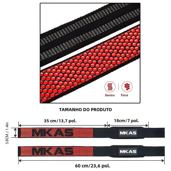 Imagem de Correias de Levantamento de Peso Acolchoadas com Neoprene - Para Treinamento de Força e Musculação