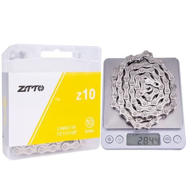 Corrente 10v Bike Speed 116 Elos 1/2'x11/128' Silver - Ztto Imagem de Corrente 10v Bike Speed 116 Elos 1/2'x11/128' Silver - Ztto