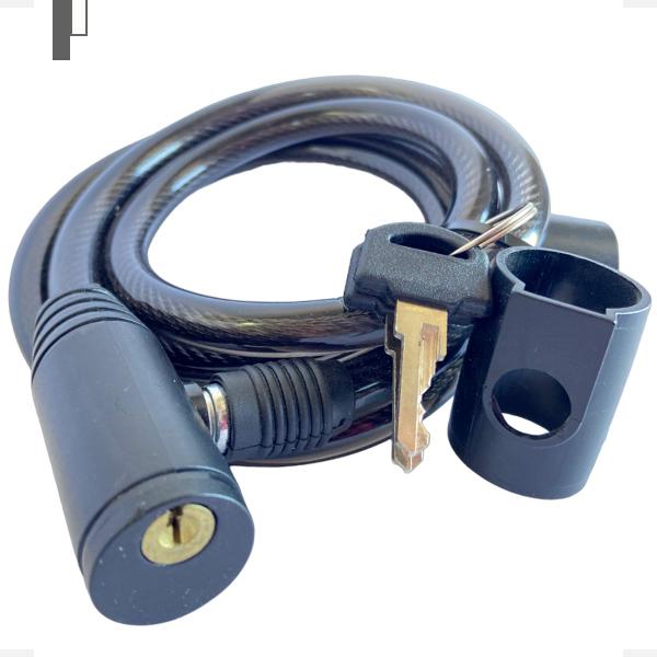 Corrente Cadeado Para Moto Bicicleta Bike Segurança Estepe Trava Anti Furto Cabo De Aço 10x100 - CXR Imagem de Corrente Cadeado Para Moto Bicicleta Bike Segurança Estepe Trava Anti Furto Cabo De Aço 10x100