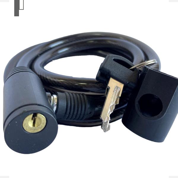 Corrente Cadeado Para Moto Bicicleta Bike Segurança Estepe Trava Anti Furto Cabo De Aço 10x100 - CXR Imagem de Corrente Cadeado Para Moto Bicicleta Bike Segurança Estepe Trava Anti Furto Cabo De Aço 10x100