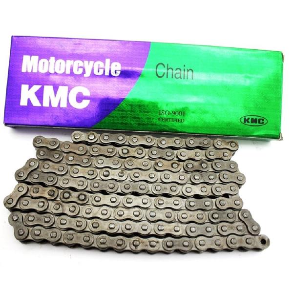 Corrente de transmissao kmc japan 428h x 118 (sem retentor) Imagem de Corrente de transmissao kmc japan 428h x 118 (sem retentor)