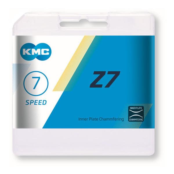 Imagem de Corrente Fina Index Bike Kmc Z7 Mtb 6v 7v 8v 18v 21v 24v