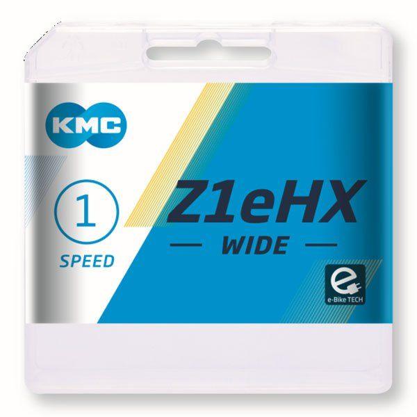 Corrente KMC Z1eHX grossa 1/2 x 1/8 112 elos Imagem de Corrente KMC Z1eHX grossa 1/2 x 1/8 112 elos